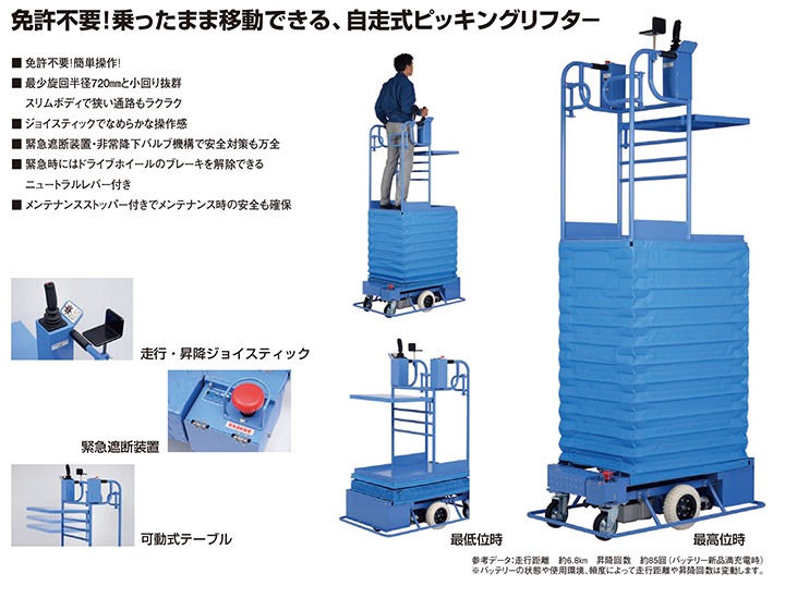 昇降作業台 高所作業台 ピッキングリフター リフター専門店a2k
