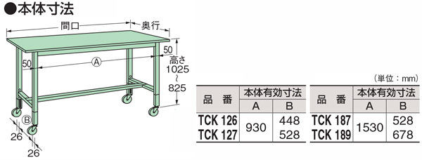 作業台/ワークテーブル/作業テーブル/折りたたみテーブル/会議机 A2K